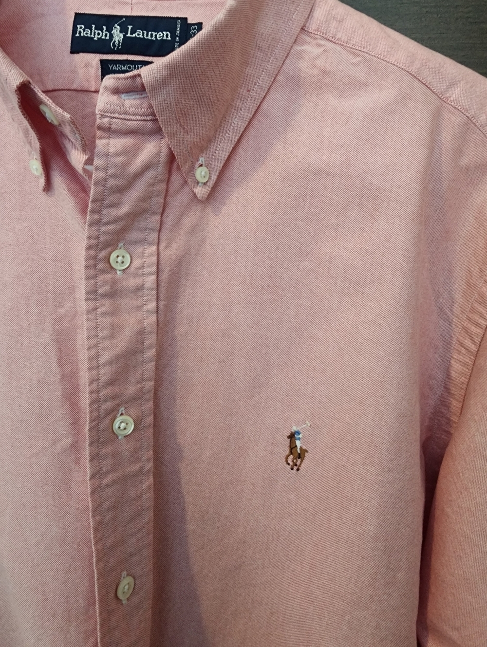 🐎Polo by Ralph Lauren Men's Button-Down YARMOUTH 100% Cotton. Y2K Preppycore⛳️ - Picture 8 of 12